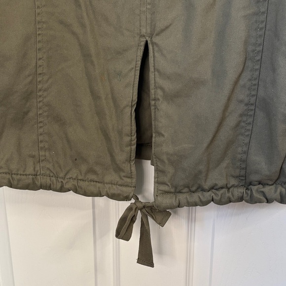 Me Jane L Quilted Olive Green Military Jacket - Picture 7 of 12